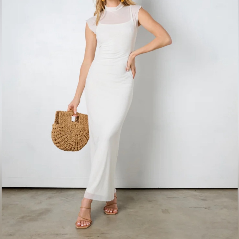 Bridal White Maxi Dress